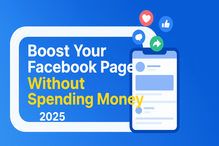 boost Facebook page without spending money
