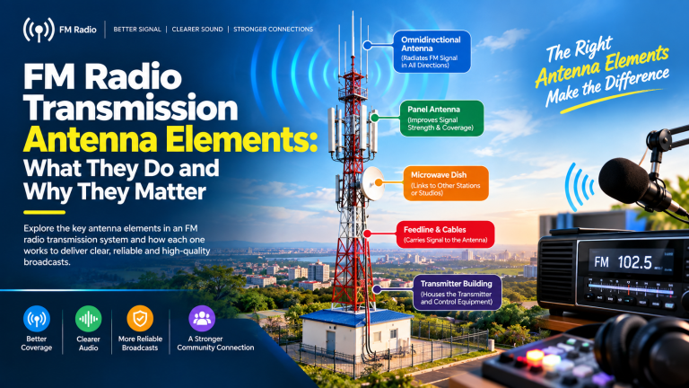 FM Radio transmission Antenna Elements What They Do and Why They Matter