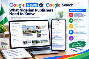 Google News vs Google Search What Nigerian Publishers Need to Know