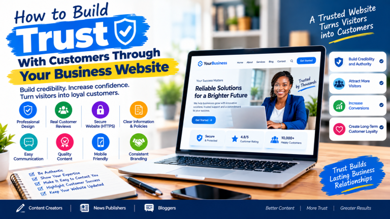 How to Build Trust With Customers Through Your Business Website