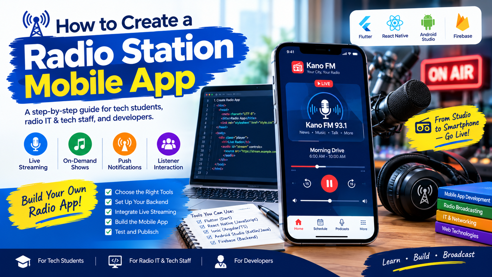 How to Create a Radio Station Mobile App