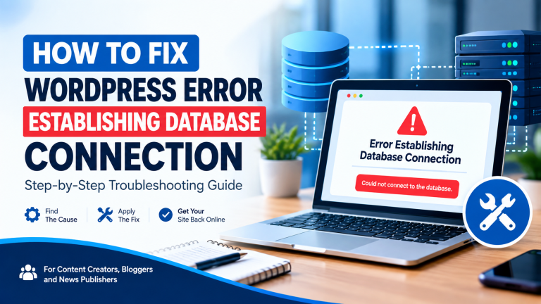 How to Fix WordPress Error Establishing Database Connection