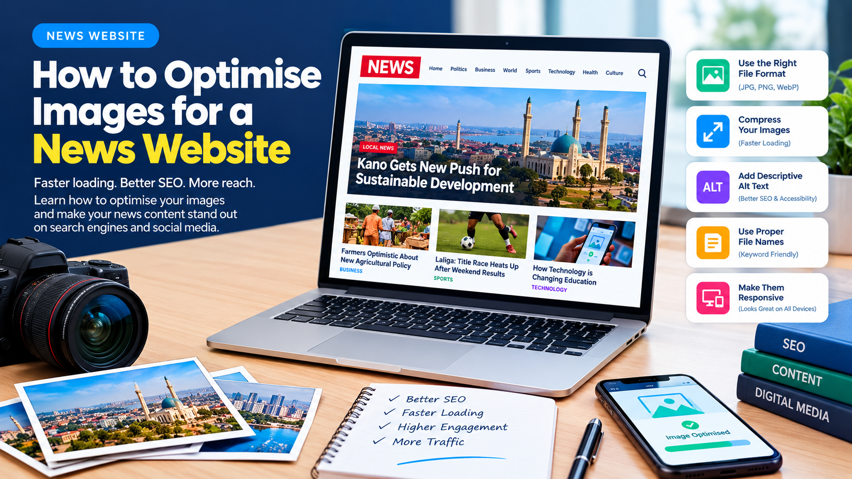 How to Optimise Images for a News Website