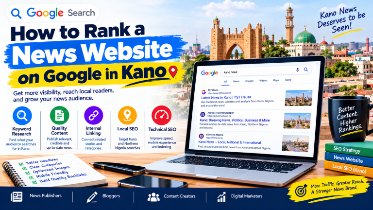 How to Rank a News Website on Google in Kano