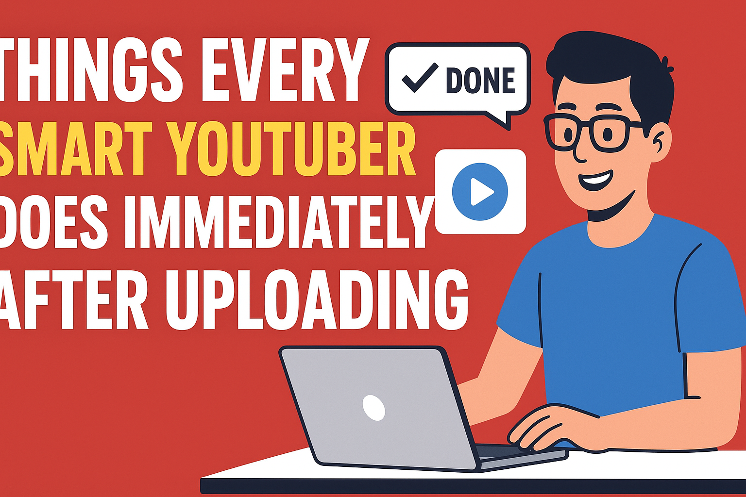 Things Every Smart YouTuber Does Immediately After Uploading