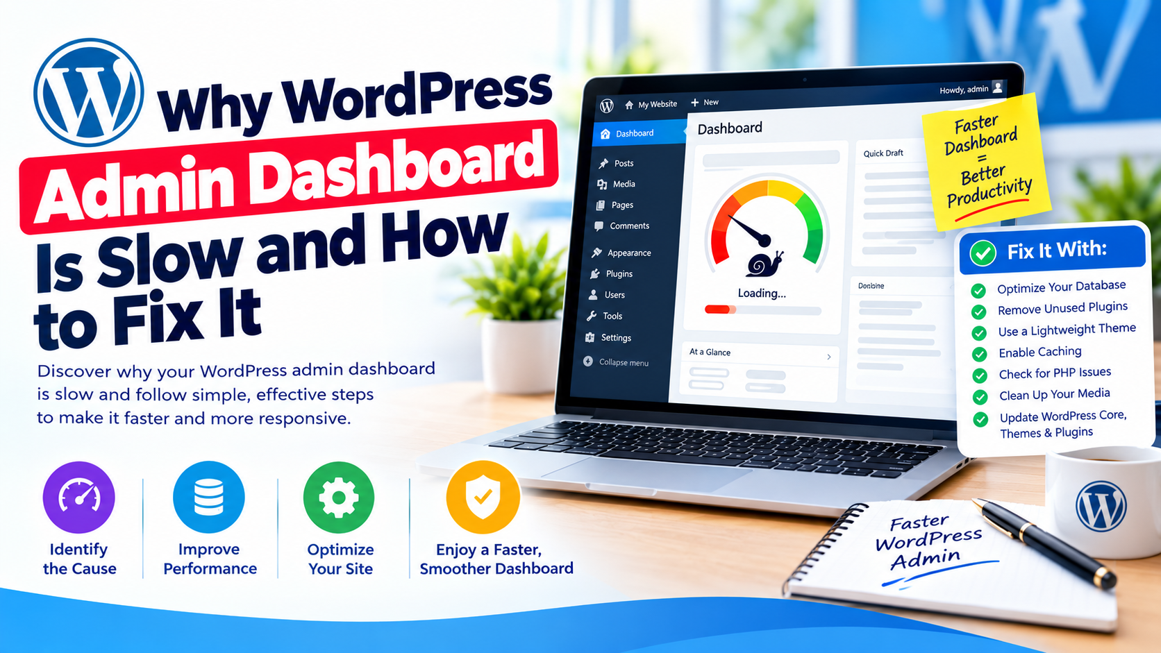 Why WordPress Admin Dashboard Is Slow and How to Fix It