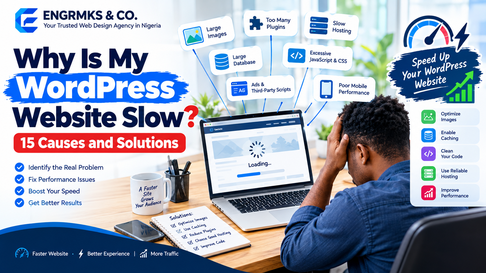 Why is my WordPress website slow 15 causes and solutions
