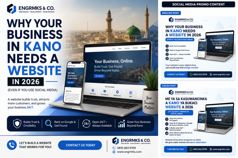 business website in Kano Nigeria