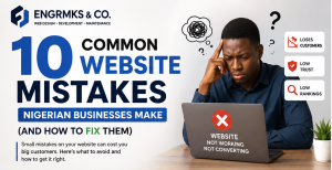 website mistakes Nigerian businesses